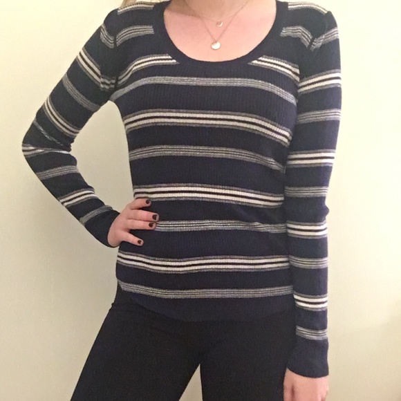 COZY Gap Lightweight Striped Sweater - Picture 1 of 1